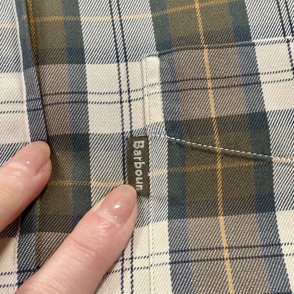 Barbour Men’s Tartan Plaid 2XL XXL Long Sleeve Button Down Shirt - Picture 3 of 10